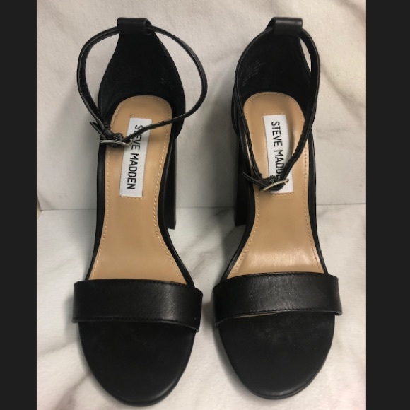 carrson black leather